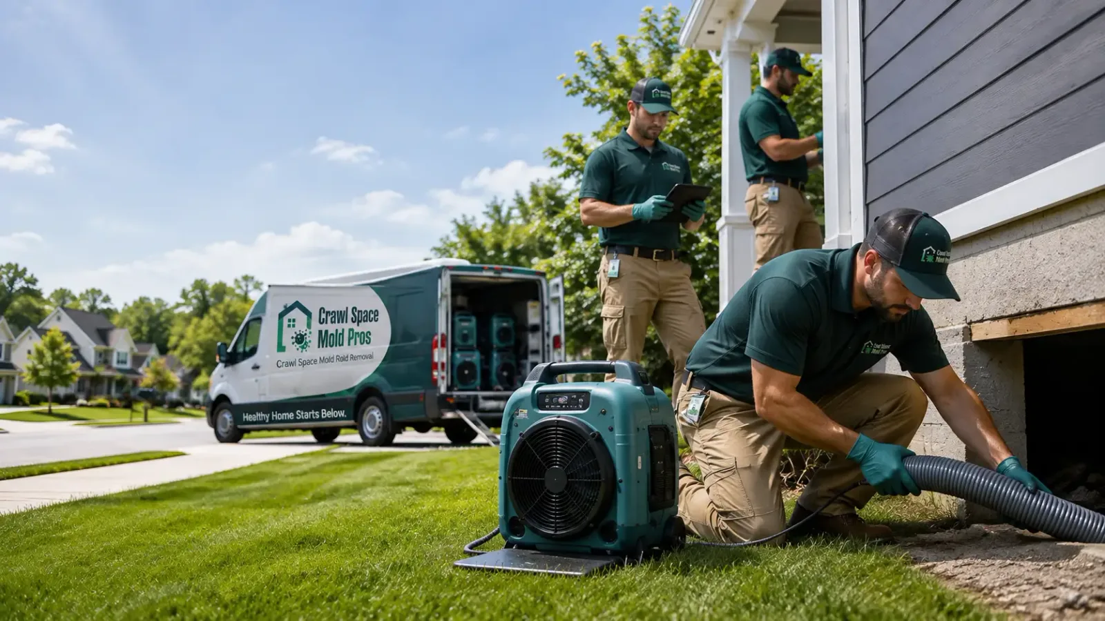 Crawl Space Mold Removal in Esparto, CA